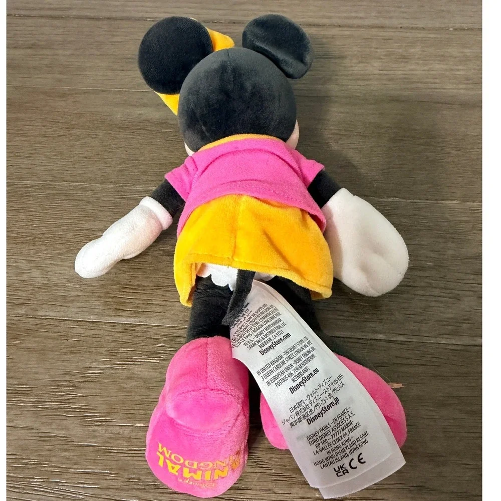 Disney Animal Kingdom Minnie Mouse‎ Plush Pink Safari Shirt Souvenir Toy